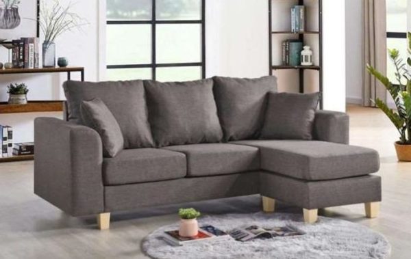 3 Seater + Stool Fabric Sofa FSF1107